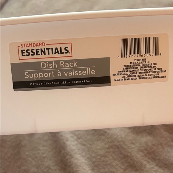 Standard Essentials White Dish Rack - Picture 2 of 8